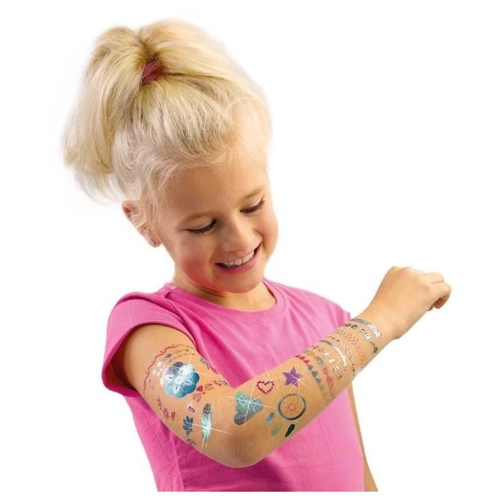 Tatouages glamour 3 en 1 - SES CREATIVE - Multicolore - Blanc - Pour enfants des 5 mois