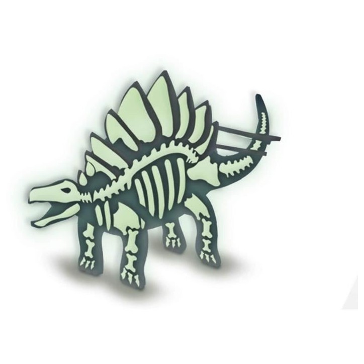 Dinosaure en bois qui brille dans le noir - Kit de bricolage - SES CREATIVE - Fabrique ton propre dinosaure qui brille dans le n