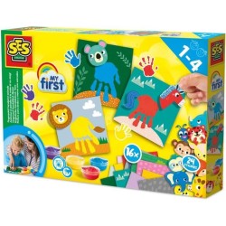 Kit créatif - SES CREATIVE - Animaux en empreintes de doigts