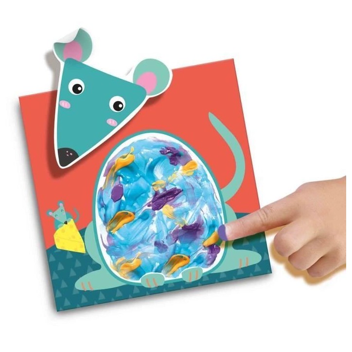 My first - Peinture au doigt - Animaux - SES CREATIVE - Peins 8 cartes d'animaux joyeux. My first - Peinture au doigt - Animaux - SES CREATIVE - Peins 8 cartes d'animaux joyeux.
