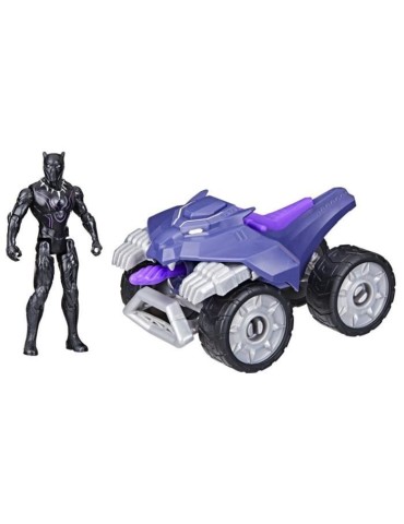 Marvel Avengers Epic Hero Series Black Panther VTT Coup de griffes, coffret de véhicule et figurine