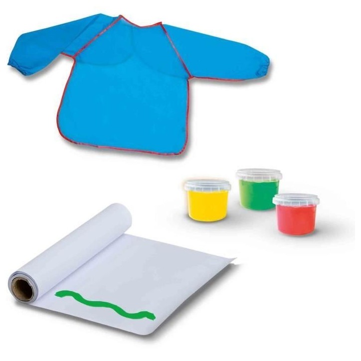 My first - Mon premier kit de peinture au doigt avec un tablier - SES CREATIVE My first - Mon premier kit de peinture au doigt avec un tablier - SES CREATIVE