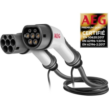 Câble de charge véhicules électriques & hybrides - AEG - Type 2 - C