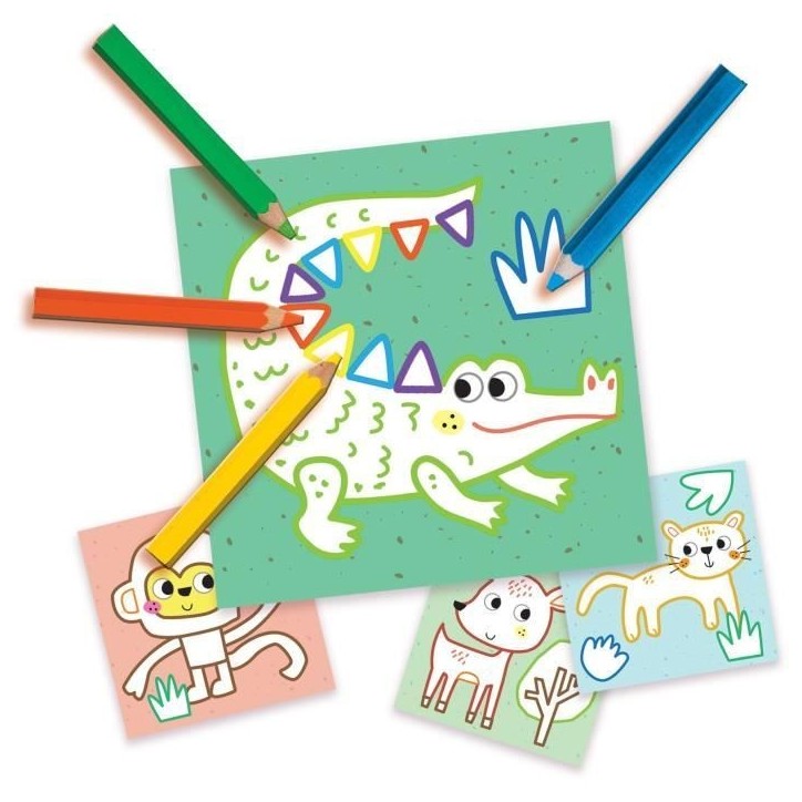 Kit 3 en 1 Peinture au doigt, coloriage et formes autocollantes SES CREATIVE My first Kit 3 en 1 Peinture au doigt, coloriage et formes autocollantes SES CREATIVE My first