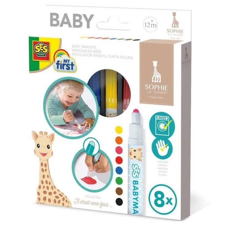 SOPHIE LA GIRAFE Feutres pour bébé SOPHIE LA GIRAFE Feutres pour bébé