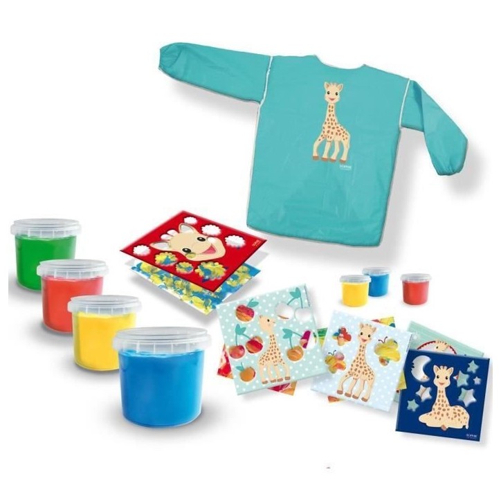 SOPHIE LA GIRAFE Kit de peinture au doigt