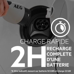 Câble de charge véhicules électriques & hybrides - AEG - Type 2 - C