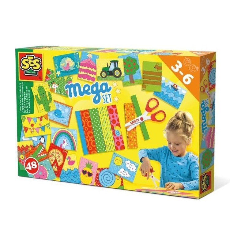 SES CREATIVE J'apprends a découper - méga kit SES CREATIVE J'apprends a découper - méga kit
