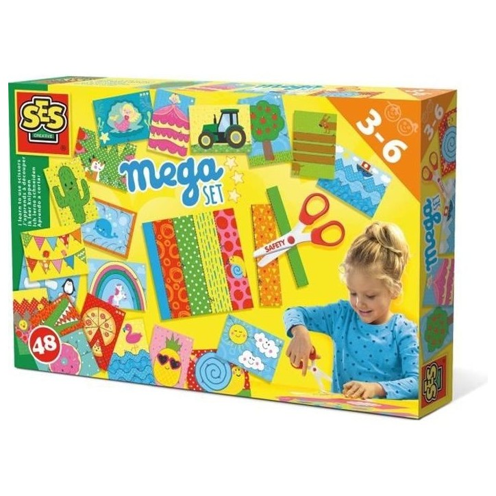 SES CREATIVE J'apprends a découper - méga kit