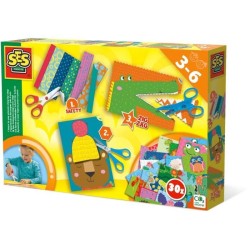 SES CREATIVE - J'apprends a découper - Ciseaux pour enfant sûrs - Mu