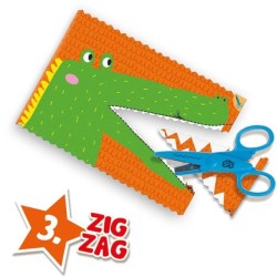 SES CREATIVE - J'apprends a découper - Ciseaux pour enfant sûrs - Mu