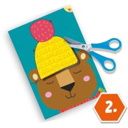 SES CREATIVE - J'apprends a découper - Ciseaux pour enfant sûrs - Mu