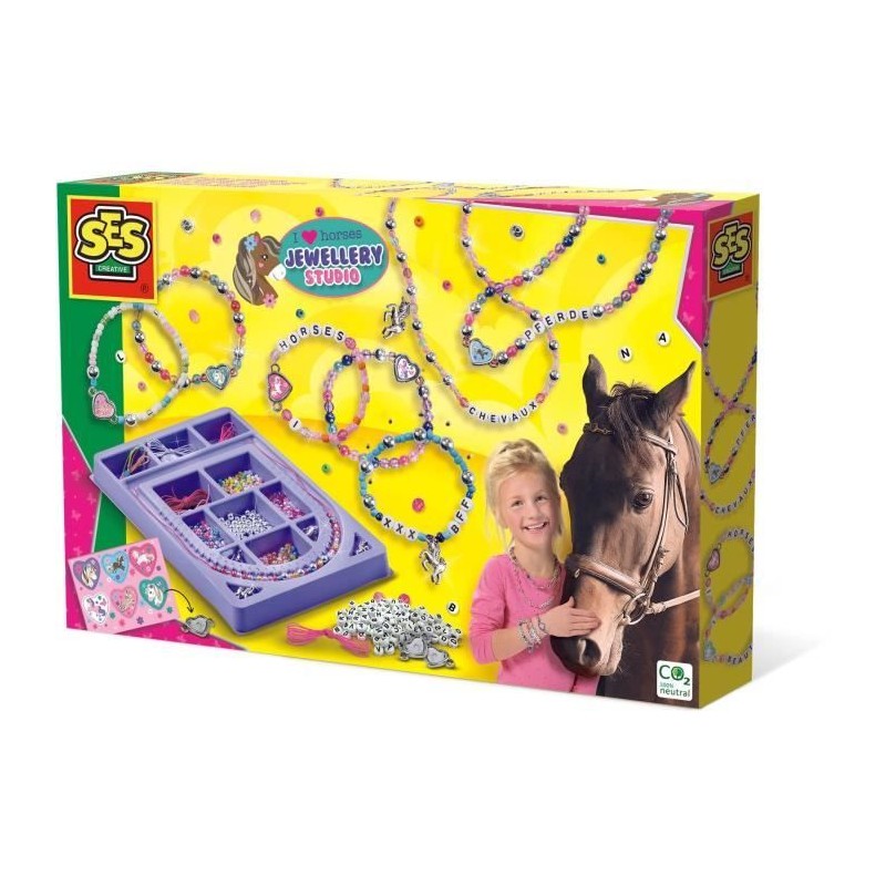 Bijou pour enfant - J'aime les chevaux - Studio de joaillerie - Jaune Bijou pour enfant - J'aime les chevaux - Studio de joaillerie - Jaune