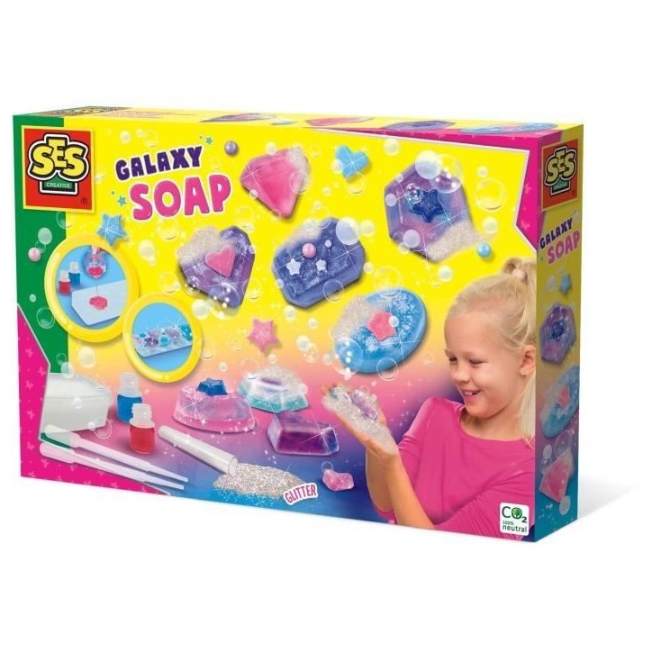 Moule a savonnettes - SES CREATIVE - Galaxie - Enfant - A partir de 7 ans - Garantie 2 ans - Blanc Moule a savonnettes - SES CREATIVE - Galaxie - Enfant - A partir de 7 ans - Garantie 2 ans - Blanc