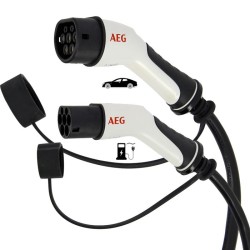 Câble de charge véhicules électriques & hybrides - AEG - Type 2 - C