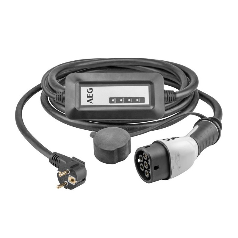 Chargeur portable véhicule électrique & hybride - AEG - Type 2 - Mon