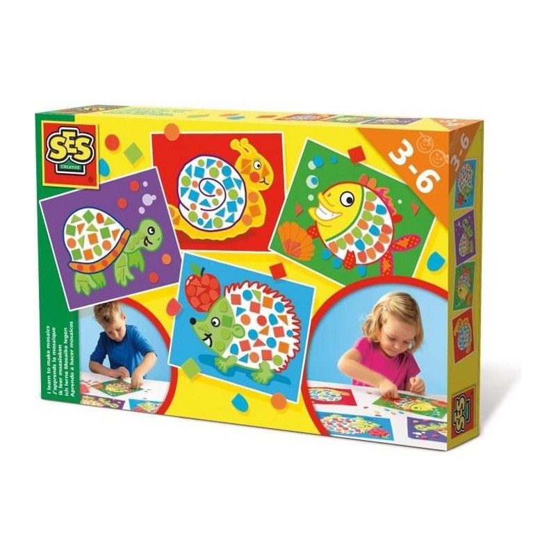 SES Creative 14827 - J'apprends la mosaique, aves les mosaiques autoco SES Creative 14827 - J'apprends la mosaique, aves les mosaiques autoco