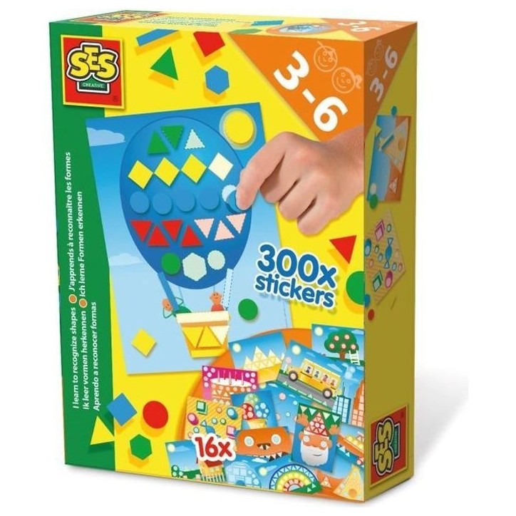 SES CREATIVE J'apprends a reconnaître les formes