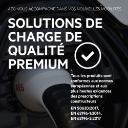 Chargeur portable véhicule électrique & hybride - AEG - Type 2 - Mon