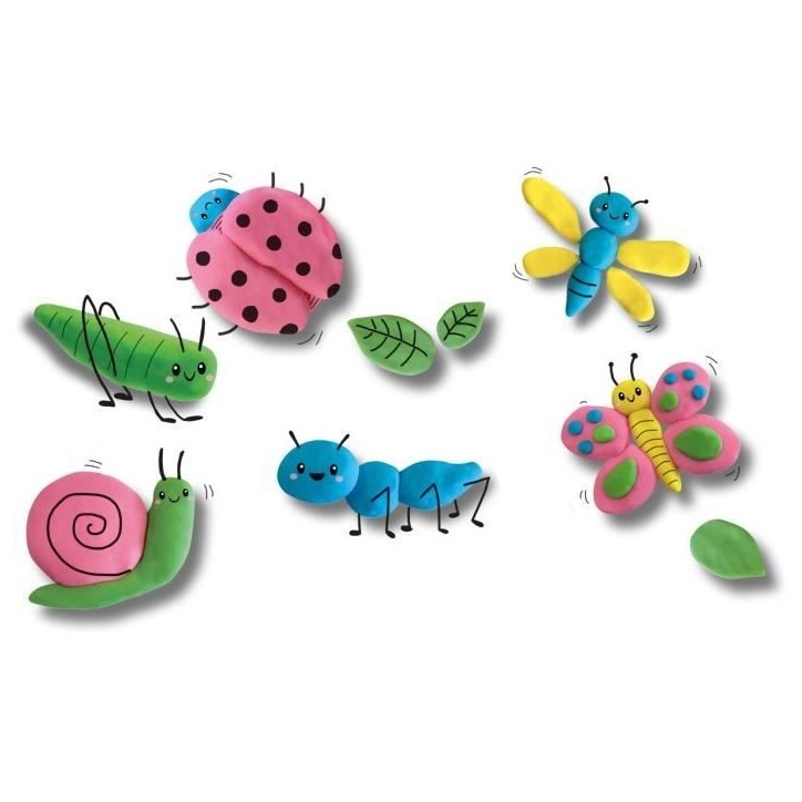 Pâte a modeler écologique SES CREATIVE 24911 - 4x90 g - Multicolore - Pays-Bas