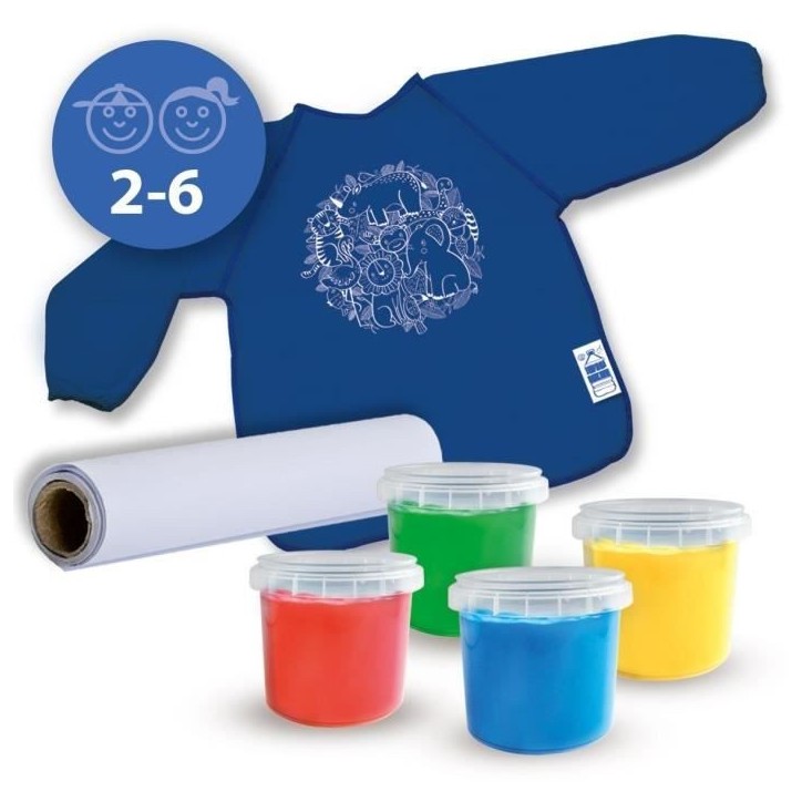 Kit de peinture au doigt SES CREATIVE Eco - 100% recyclé pour bébé Kit de peinture au doigt SES CREATIVE Eco - 100% recyclé pour bébé