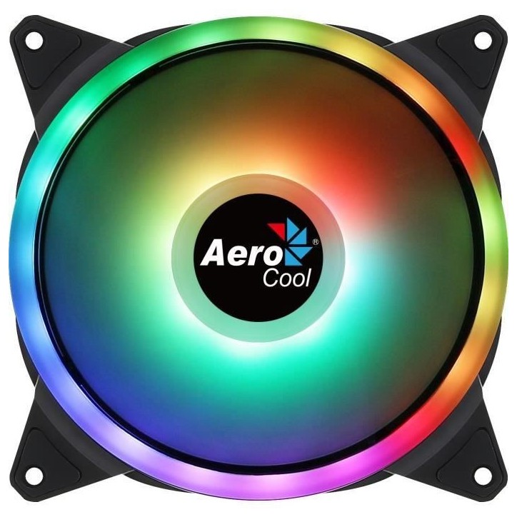 Ventilateur pour boitier PC - AEROCOOL - Duo 14 ARGB - 140mm - 1000 TPM - 23,2 dBA Ventilateur pour boitier PC - AEROCOOL - Duo 14 ARGB - 140mm - 1000 TPM - 23,2 dBA
