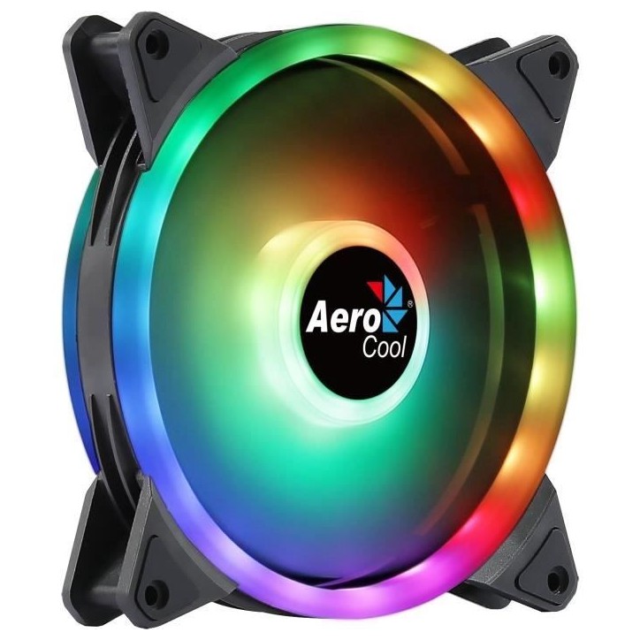 Ventilateur pour boitier PC - AEROCOOL - Duo 14 ARGB - 140mm - 1000 TPM - 23,2 dBA Ventilateur pour boitier PC - AEROCOOL - Duo 14 ARGB - 140mm - 1000 TPM - 23,2 dBA