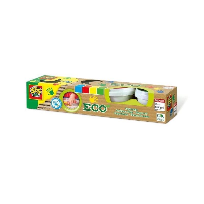 Peinture a doigts SES CREATIVE ECO - 4 couleurs - a partir de 2 ans Peinture a doigts SES CREATIVE ECO - 4 couleurs - a partir de 2 ans