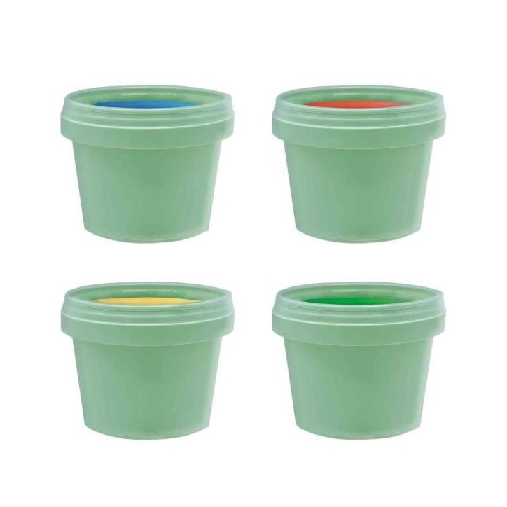 Peinture a doigts SES CREATIVE ECO - 4 couleurs - a partir de 2 ans