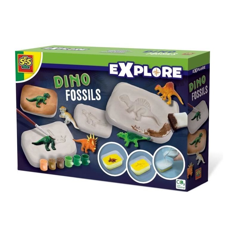 Jeu scientifique - Fossiles de dinosaures - SES CREATIVE Jeu scientifique - Fossiles de dinosaures - SES CREATIVE
