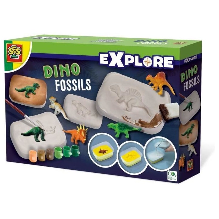 Jeu scientifique - Fossiles de dinosaures - SES CREATIVE