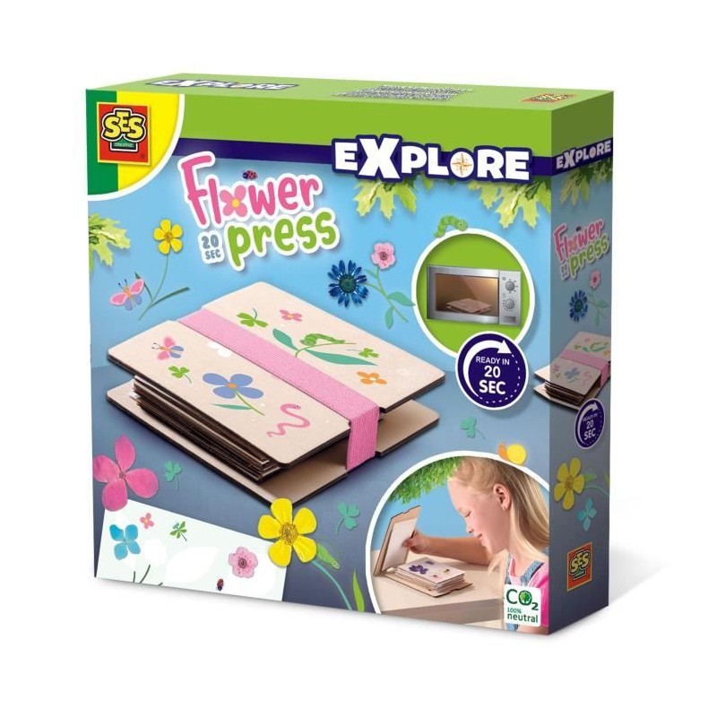 Presse-fleur 20 sec. - Loisirs créatifs - SES CREATIVE - Presse les p
