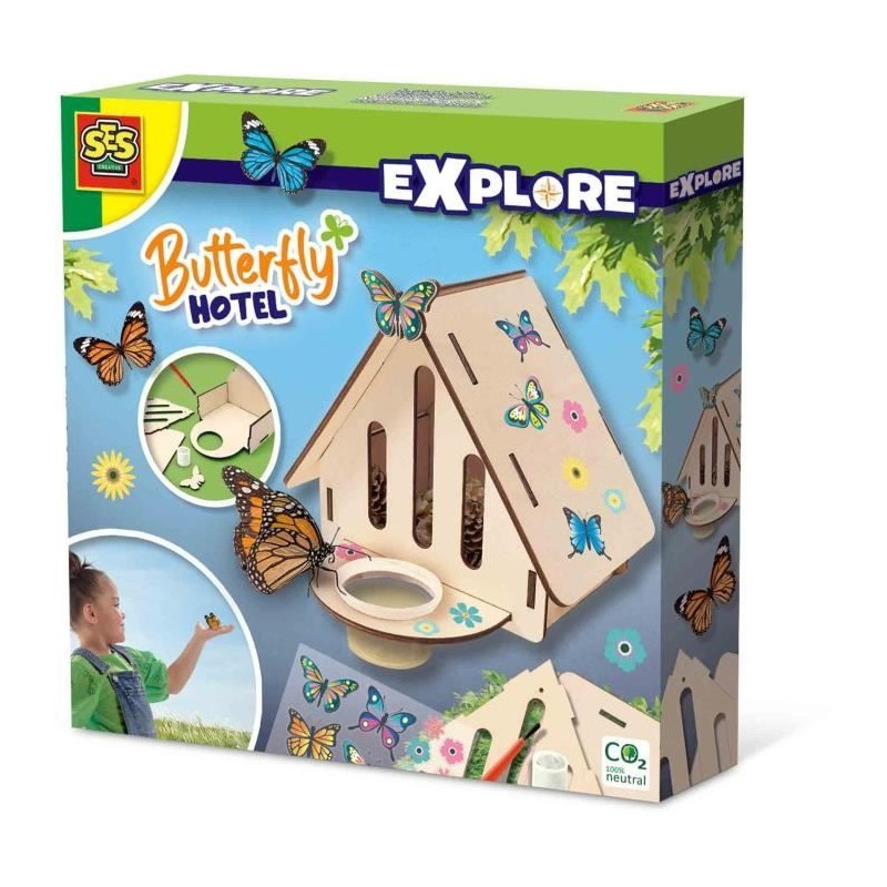 Hôtel de papillons - Jouet éducatif - SES CREATIVE - Construis et d