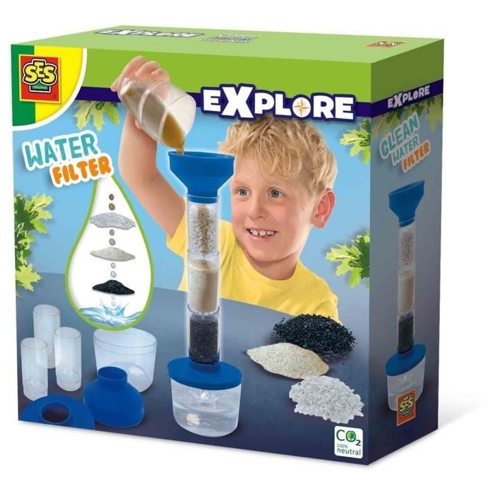 Filtre de nettoyage d'eau - Jouet éducatif - SES CREATIVE - Découvre la science et la nature avec le filtre a eau.