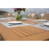 Ensemble repas de jardin extensible 6 a 8 personnes - table 180-240x10