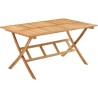 Ensemble repas de jardin en bois d'eucalyptus FSC - BANGGI - 4 personn