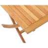 Ensemble repas de jardin en bois d'eucalyptus FSC - BANGGI - 4 personn