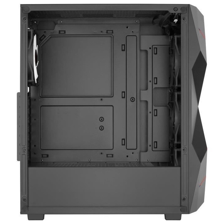 Boîtier PC - AEROCOOL - Volcan G v1 (Noir) - Moyen tour - Format ATX - Sans alimentation