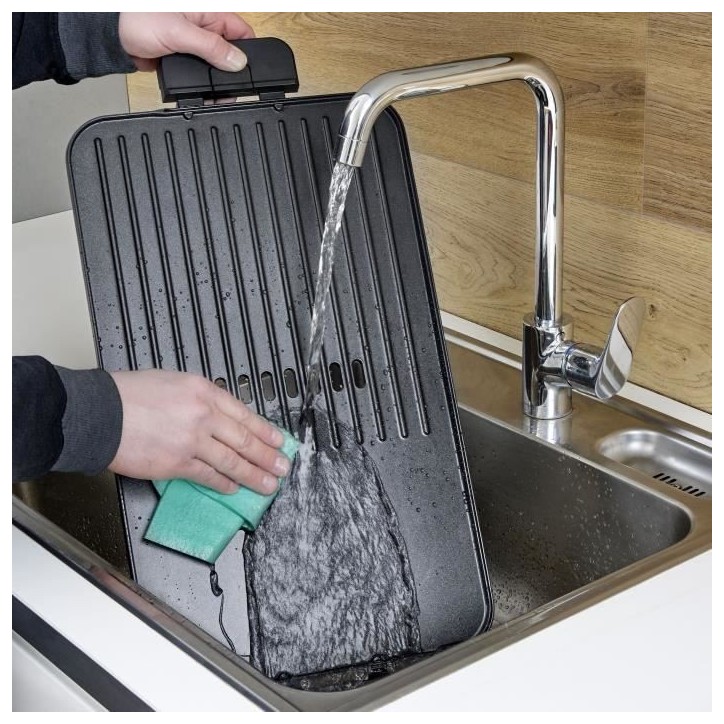 Plancha SEVERIN - PG8564 - Surface cuisson 50x30cm - Plaque en fonte anti-adhésive - Jusqu'a 230°C - 2300W