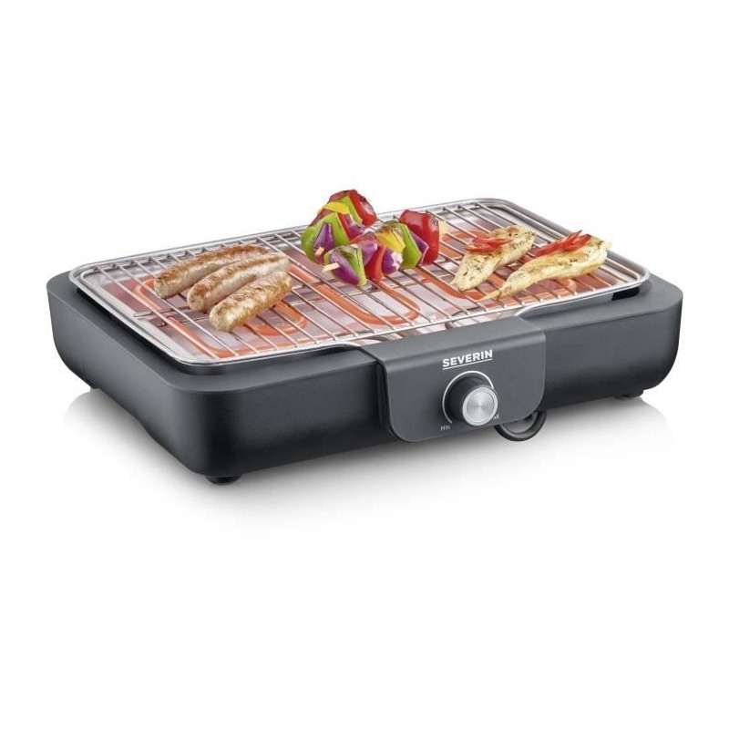 Barbecue électrique SEVERIN - PG8554 - Surface de cuisson 37x29 cm - Barbecue électrique SEVERIN - PG8554 - Surface de cuisson 37x29 cm -