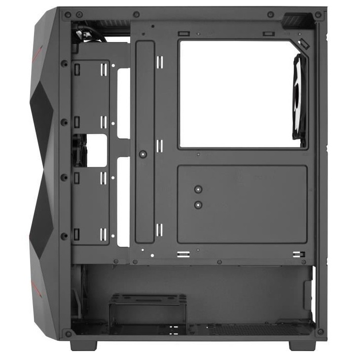 Boîtier PC - AEROCOOL - Volcan G v1 (Noir) - Moyen tour - Format ATX - Sans alimentation