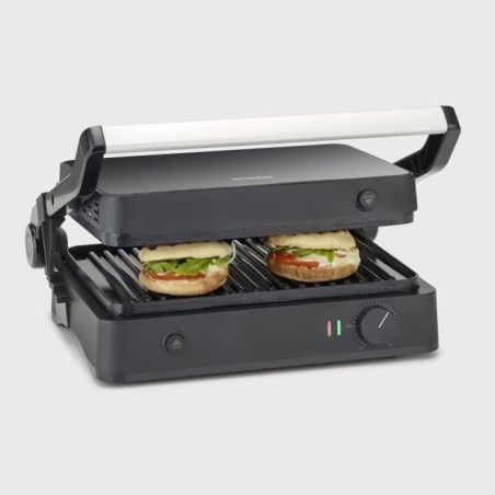 Gril SEVERIN - KG2398 - Surface cuisson 30x22cm - Plaques amovibles - Revetement céramique - 1800W