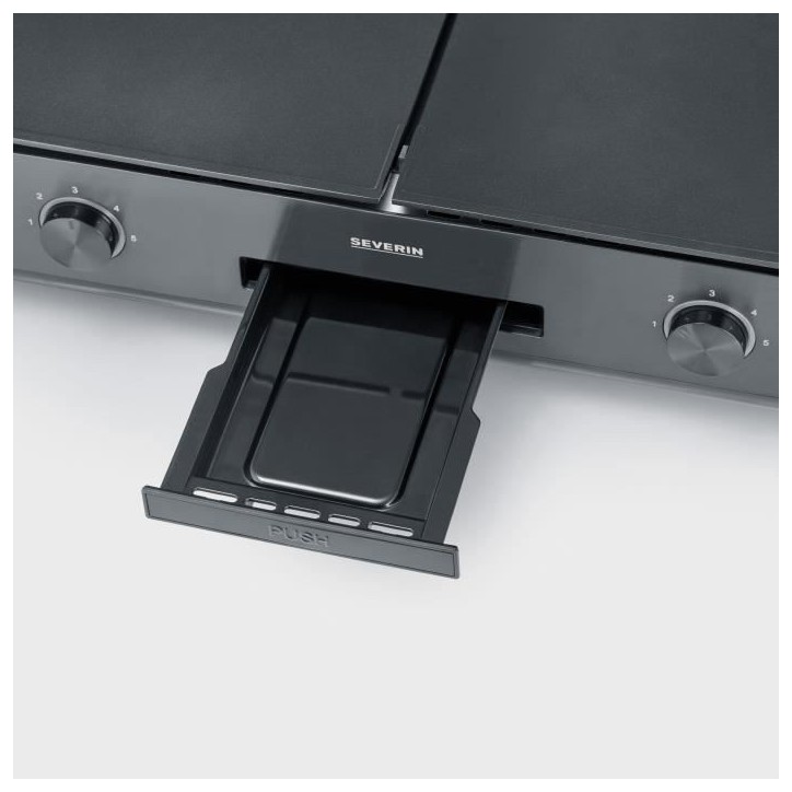 Plancha SEVERIN - PG8569 - Surface de cuisson 48x27cm - Revetement céramique antiadhésif - 2200W