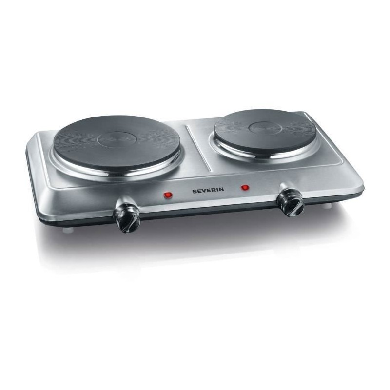 Plaque de cuisson posable SEVERIN - K1014 - 2 foyers en fonte - 2500W Plaque de cuisson posable SEVERIN - K1014 - 2 foyers en fonte - 2500W