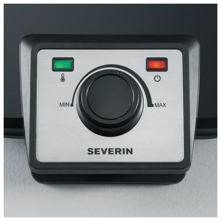 Gaufrier SEVERIN - WA2106 - Plaques forme coeur - Revetement anti-adhésif - 1200W Gaufrier SEVERIN - WA2106 - Plaques forme coeur - Revetement anti-adhésif - 1200W