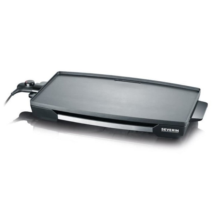 Plancha SEVERIN - KG2397 - Surface cuisson 32,5x59,5cm - Plaque en fonte anti-adhésive - 2200W