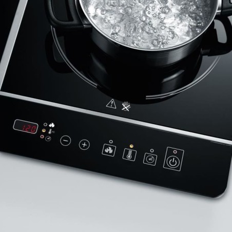 Plaque de cuisson posable SEVERIN - DK1031 - Induction 2 foyers - Jusqu'a 240°C - 3400W