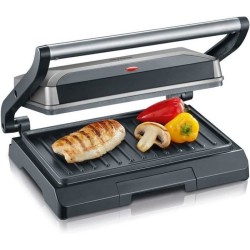 SEVERIN - Grill Electrique KG2394 - Surface cuisson 23x14,5cm - Plaque