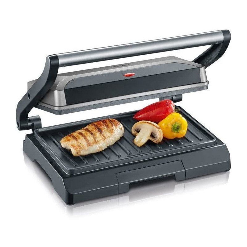 SEVERIN - Grill Electrique KG2394 - Surface cuisson 23x14,5cm - Plaque SEVERIN - Grill Electrique KG2394 - Surface cuisson 23x14,5cm - Plaque