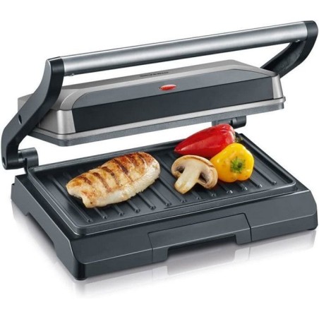SEVERIN - Grill Electrique KG2394 - Surface cuisson 23x14,5cm - Plaque